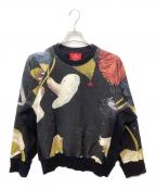 Vivienne Westwood RED LABELヴィヴィアンウエストウッドレッドレーベル）の古着「ボタニカルプリントスウェット」｜ブラック