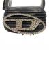 DIESEL (ディーゼル) 1DRデニムロゴショルダーバッグ ブラック：26000円