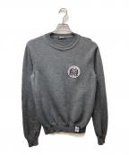 RAF SIMONSラフシモンズ）の古着「15AW ワッペンニット」｜グレー