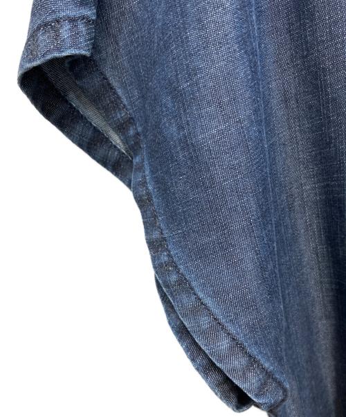 EMPORIO ARMANI（エンポリオ アルマーニ）EMPORIO ARMANI (エンポリオ アルマーニ) テープベルトデニムワンピース インディゴ サイズ:40の古着・服飾アイテム