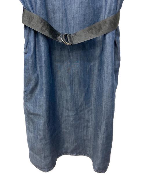 EMPORIO ARMANI（エンポリオ アルマーニ）EMPORIO ARMANI (エンポリオ アルマーニ) テープベルトデニムワンピース インディゴ サイズ:40の古着・服飾アイテム