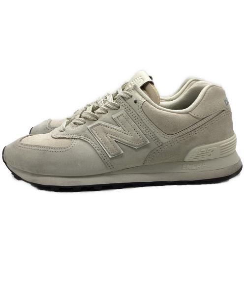 NEW BALANCE（ニューバランス）NEW BALANCE (ニューバランス) ローカットスニーカー アイボリー サイズ:26cmの古着・服飾アイテム