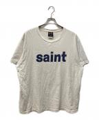 SAINT MICHAELセントマイケル）の古着「S/S Tee Door White/ドアプリントTシャツ」｜ブラック