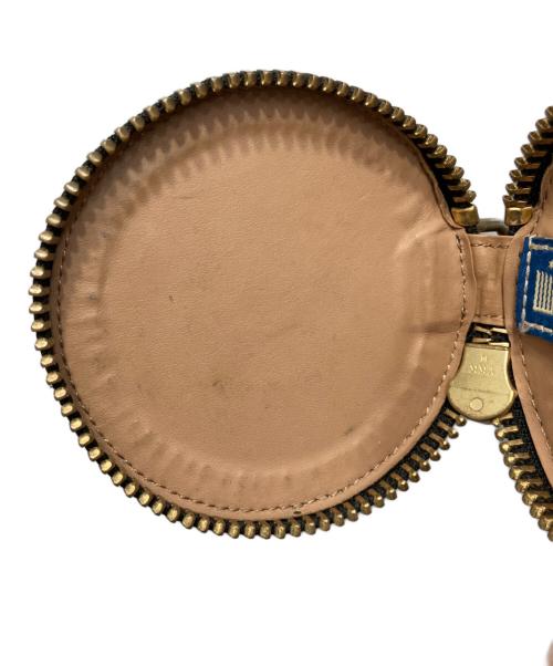 blackmeans（ブラックミーンズ）blackmeans (ブラックミーンズ) Circled Coin Case/サークルコインケース ブラック×レッド×ブルーの古着・服飾アイテム