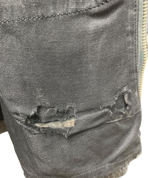 RYESVILLE KOATS&JACKETS（ライズヴィル コーツ アンド ジャケット）RYESVILLE KOATS&JACKETS (ライズヴィル コーツ アンド ジャケット) ディアスキンレザーシャツジャケット ブラック サイズ:３６の古着・服飾アイテム