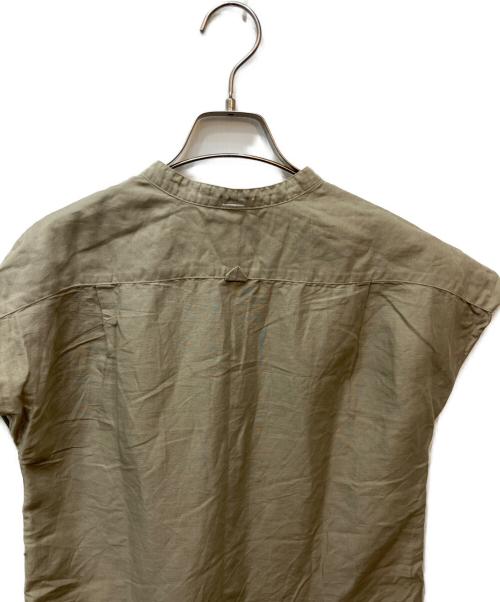 MHL（エムエイチエル）MHL (エムエイチエル) リネン混ワンピース ベージュ サイズ:１の古着・服飾アイテム