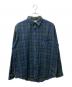 BlackEyePatch（ブラックアイパッチ）の古着「B EMBLEM FLANNEL SHIRT」｜ネイビー