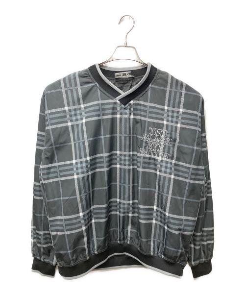 BlackEyePatch（ブラックアイパッチ）BlackEyePatch (ブラックアイパッチ) チェック柄ピステ グレー サイズ:Ｌの古着・服飾アイテム