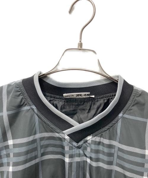 BlackEyePatch（ブラックアイパッチ）BlackEyePatch (ブラックアイパッチ) チェック柄ピステ グレー サイズ:Ｌの古着・服飾アイテム