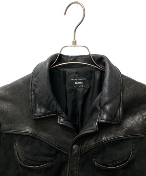 glamb（グラム）glamb (グラム) Western leather JKT ブラック サイズ:３の古着・服飾アイテム