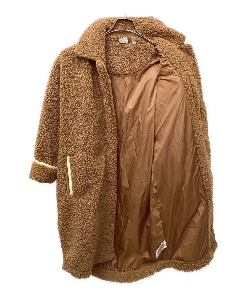 adidas（アディダス）adidas (アディダス) Adicolor Sherpa Fur Jacket　(アディカラー シェルパジャケット) ブラウン サイズ:XSの古着・服飾アイテム