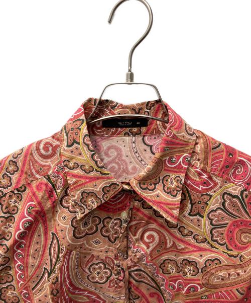 ETRO（エトロ）ETRO (エトロ) オリエンタル柄シャツ ライトピンク サイズ:44の古着・服飾アイテム