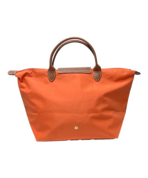 LONGCHAMP（ロンシャン）LONGCHAMP (ロンシャン) ルプリアージュハンドバッグ オレンジの古着・服飾アイテム