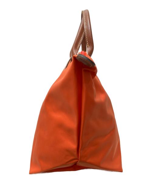 LONGCHAMP（ロンシャン）LONGCHAMP (ロンシャン) ルプリアージュハンドバッグ オレンジの古着・服飾アイテム