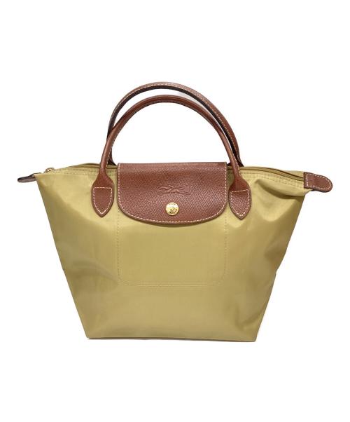 LONGCHAMP（ロンシャン）LONGCHAMP (ロンシャン) ルプリアージュミニハンドバッグ ベージュの古着・服飾アイテム