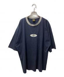 Timberland（ティンバーランド）の古着「リンガーワイドTシャツ」｜ネイビー
