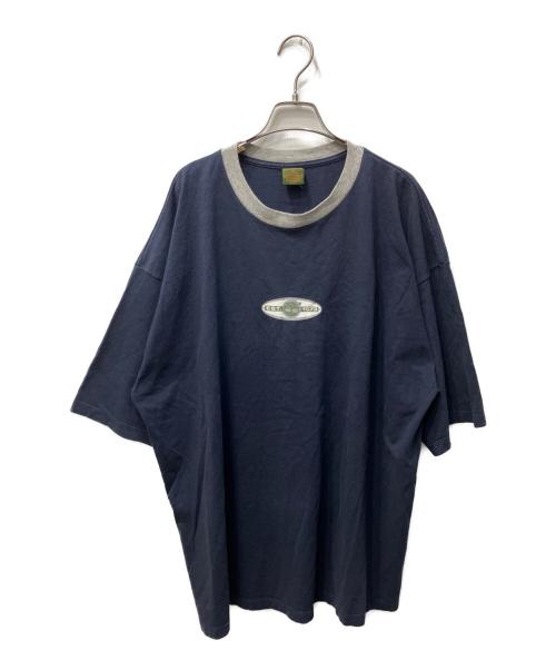 Timberland（ティンバーランド）Timberland (ティンバーランド) リンガーワイドTシャツ ネイビー サイズ:XXLの古着・服飾アイテム