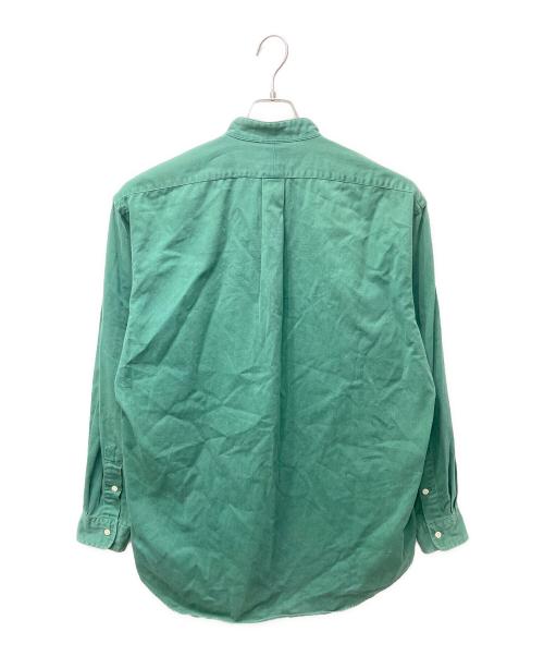 RALPH LAUREN（ラルフローレン）RALPH LAUREN (ラルフローレン) バンドカラーシャツ グリーン サイズ:Mの古着・服飾アイテム