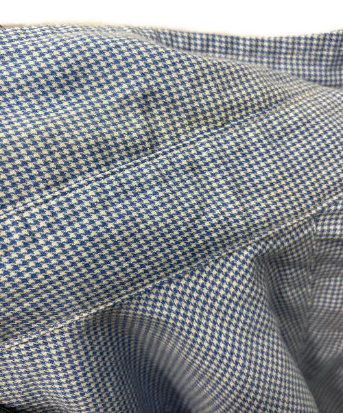 POLO RALPH LAUREN（ポロ・ラルフローレン）POLO RALPH LAUREN (ポロ・ラルフローレン)  LOWELL SPORT 千鳥ボックスシャツ ブルー サイズ:XLの古着・服飾アイテム
