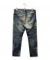 DENIM BY VANQUISH&FRAGMENT (デニムバイヴァンキッシュ&フラグメント) レギュラーフィットペイントデニムパンツ インディゴ サイズ:W32：12000円