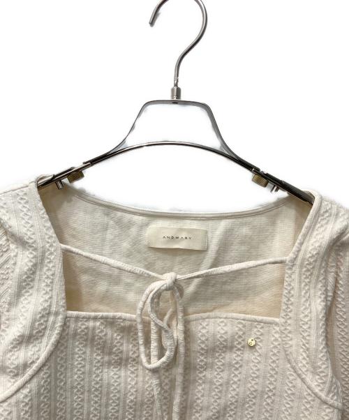 ANDMARY（アンドマリー）Andmary (アンドマリー) Lisa set up / セットアップカットソー アイボリー サイズ:Sの古着・服飾アイテム