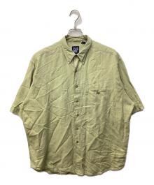 GAP（ギャップ）の古着「リネンブレンドSSシャツ」｜グリーン