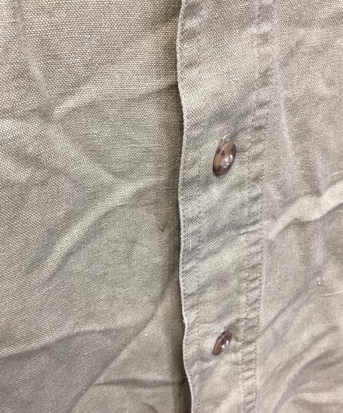 GAP（ギャップ）GAP (ギャップ) リネンブレンドSSシャツ グリーン サイズ:Lの古着・服飾アイテム