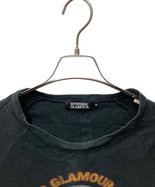 Hysteric Glamour（ヒステリックグラマー）Hysteric Glamour (ヒステリックグラマー) ラグランスリーブカットソー ブラック サイズ:Mの古着・服飾アイテム