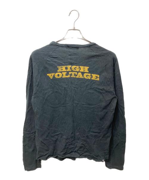 Hysteric Glamour（ヒステリックグラマー）Hysteric Glamour (ヒステリックグラマー) ラグランスリーブカットソー ブラック サイズ:Mの古着・服飾アイテム