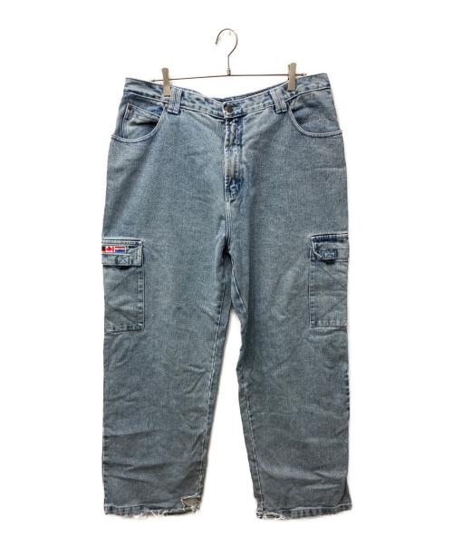 FUBU（フブ）FUBU (フブ) デニムカーゴパンツ インディゴ サイズ:W38の古着・服飾アイテム