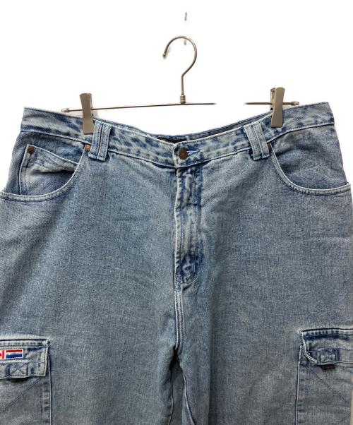 FUBU（フブ）FUBU (フブ) デニムカーゴパンツ インディゴ サイズ:W38の古着・服飾アイテム