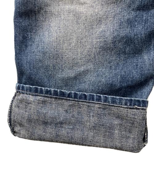 UNK DENIM（ユーエヌケー デニム）UNK DENIM (ユーエヌケー デニム) NBAパッチワークデニムパンツ インディゴ サイズ:Ｗ38の古着・服飾アイテム
