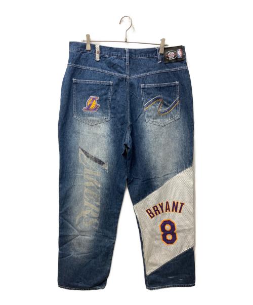UNK DENIM（ユーエヌケー デニム）UNK DENIM (ユーエヌケー デニム) NBAパッチワークデニムパンツ インディゴ サイズ:Ｗ38の古着・服飾アイテム