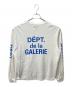 GALLERY DEPT (ギャラリー デプト) De La GALERIE カットソー ホワイト サイズ:Ⅼ：6000円