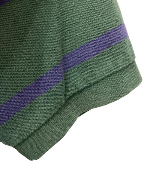 POLO RALPH LAUREN（ポロ・ラルフローレン）POLO RALPH LAUREN (ポロ・ラルフローレン) 90S ボーダーポロシャツ グリーン サイズ:XLの古着・服飾アイテム