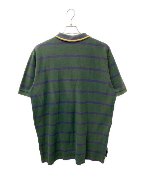 POLO RALPH LAUREN（ポロ・ラルフローレン）POLO RALPH LAUREN (ポロ・ラルフローレン) 90S ボーダーポロシャツ グリーン サイズ:XLの古着・服飾アイテム