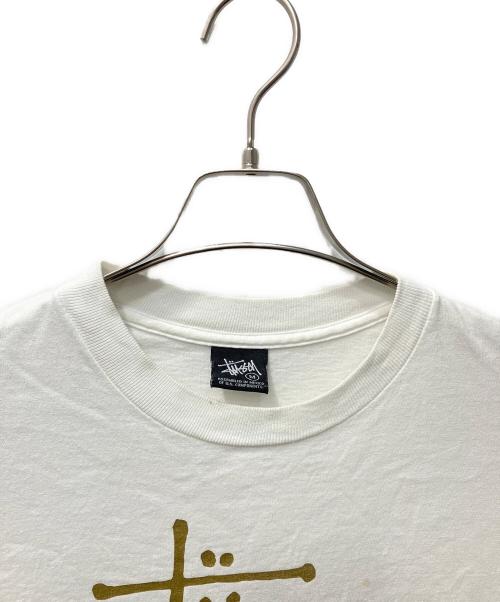 stussy（ステューシー）stussy (ステューシー) GOODS 4th Anniversary tee ホワイト サイズ:Ｌの古着・服飾アイテム