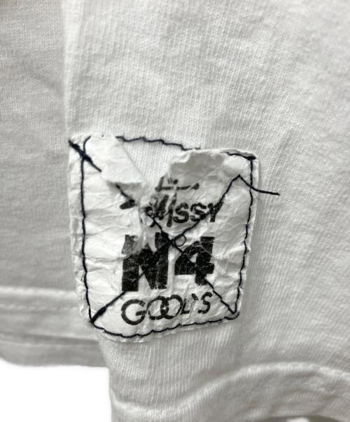stussy（ステューシー）stussy (ステューシー) GOODS 4th Anniversary tee ホワイト サイズ:Ｌの古着・服飾アイテム