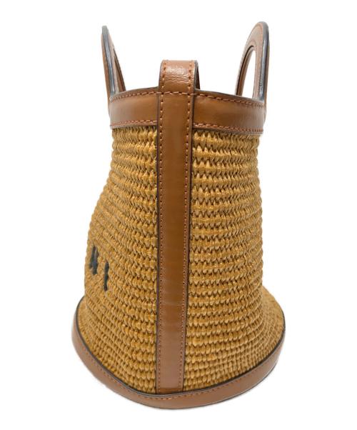 MARNI（マルニ）MARNI (マルニ) TROPICALIA SMALL BUCKET BAG / トロピカリア カゴバッグ ブラウンの古着・服飾アイテム