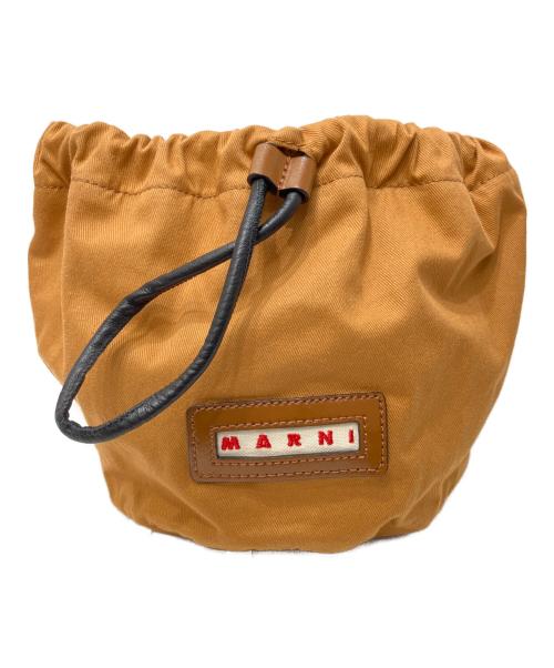 MARNI（マルニ）MARNI (マルニ) TROPICALIA SMALL BUCKET BAG / トロピカリア カゴバッグ ブラウンの古着・服飾アイテム