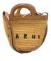 MARNI (マルニ) TROPICALIA SMALL BUCKET BAG / トロピカリア カゴバッグ ブラウン：32000円
