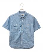 MOMOTARO JEANS桃太郎ジーンズ）の古着「SSシャンブレーワークシャツ」｜インディゴ
