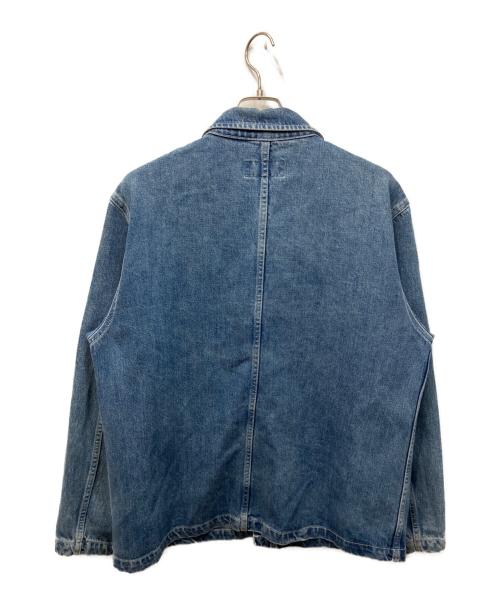stussy（ステューシー）stussy (ステューシー) Denim Chore Coat/デニムチョアコート インディゴ サイズ:Mの古着・服飾アイテム