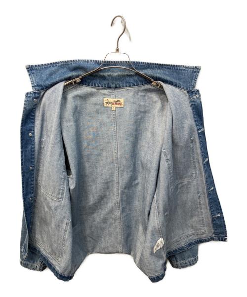 stussy（ステューシー）stussy (ステューシー) Denim Chore Coat/デニムチョアコート インディゴ サイズ:Mの古着・服飾アイテム