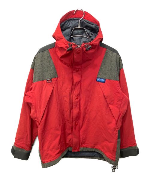 BANFF（バンフ）BANFF (バンフ) GORE-TEX マウンテンパーカー レッド×ブラック サイズ:Sの古着・服飾アイテム