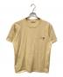 MAISON KITSUNE（メゾンキツネ）の古着「ダブルフォックスヘッドワッペンTシャツ」｜ベージュ