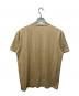 MAISON KITSUNE (メゾンキツネ) ダブルフォックスヘッドワッペンTシャツ ベージュ サイズ:L：5000円