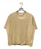 AMI Alexandre Mattiussiアミアレクサンドルマテュッシ）の古着「ワンポントTシャツ」｜ベージュ