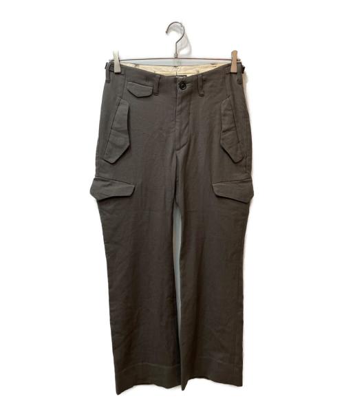 JULIUS（ユリウス）JULIUS (ユリウス) カシミヤブレンドポケットスラックス グレー サイズ:1の古着・服飾アイテム