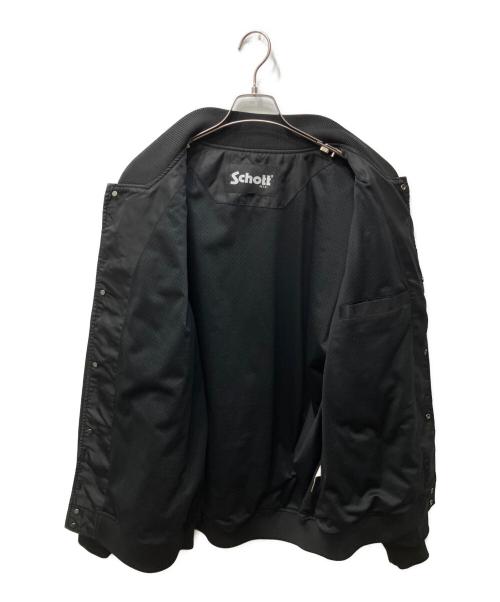 Schott（ショット）Schott (ショット) ナイロンバーシティージャケット ブラック サイズ:2XLの古着・服飾アイテム